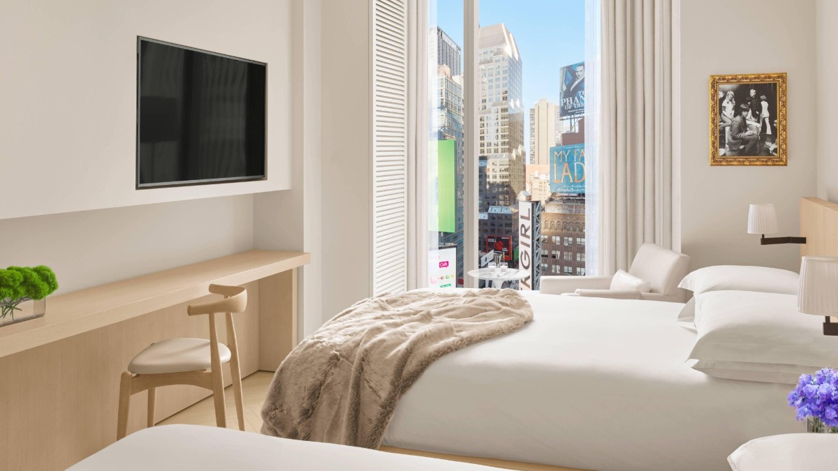 Bedroom at Times Square Edition New York