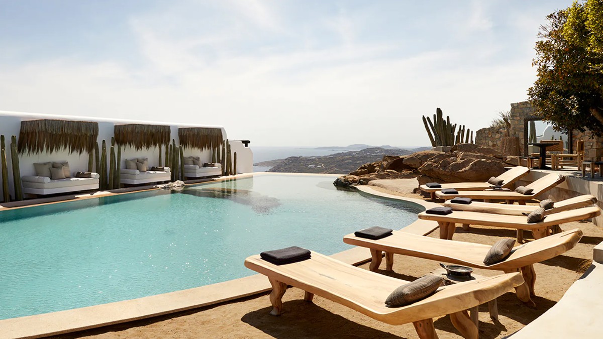 Pool at Myconian Panoptis Escape, a Member of Small Luxury Hotels of the World