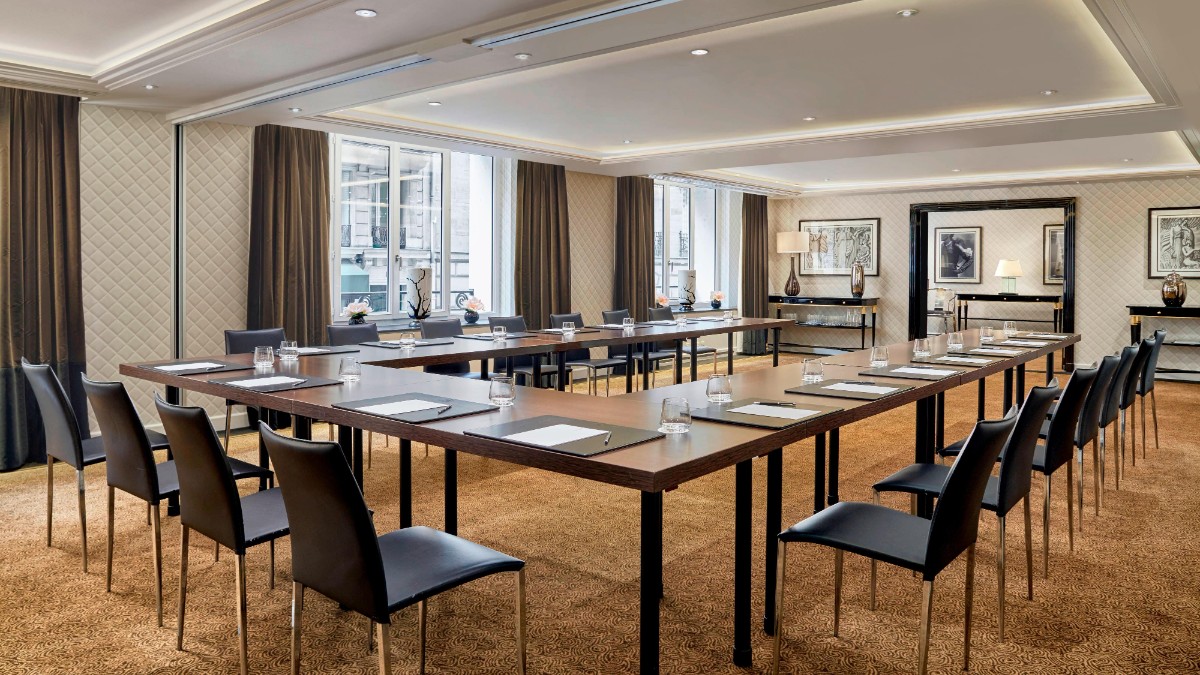 Conference room at Prince de Galles, a Luxury Collection Hotel, Paris