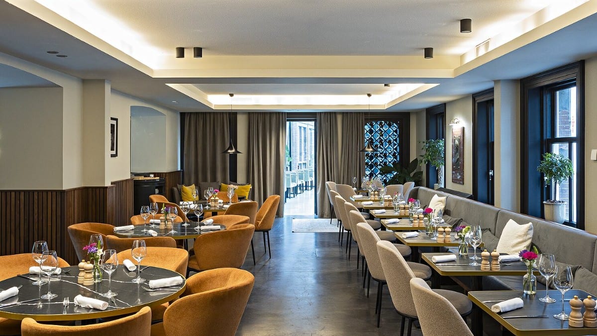 Restaurant im Hotel Pestana Amsterdam Riverside