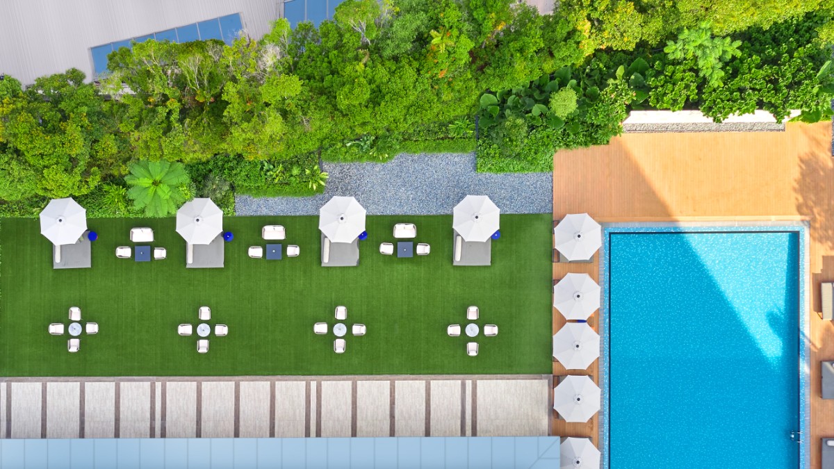 View areas at PARKROYAL COLLECTION Marina Bay