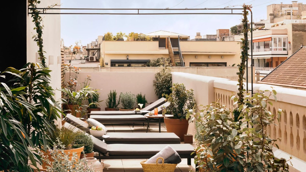 Rooftop at Hotel Casa Sagnier