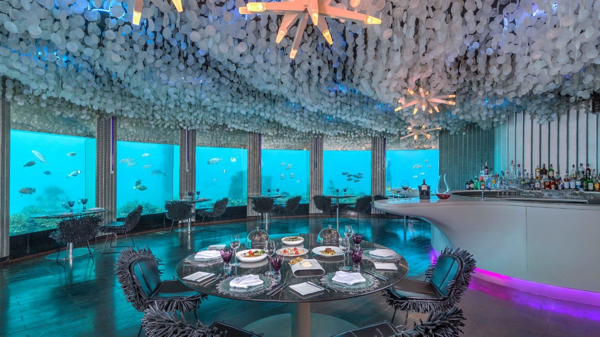 Restaurant at Niyama Private Islands Maldives