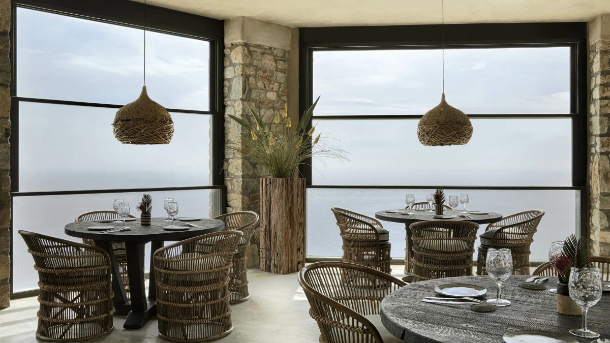 Restaurant at Myconian Panoptis Escape, a Member of Small Luxury Hotels of the World