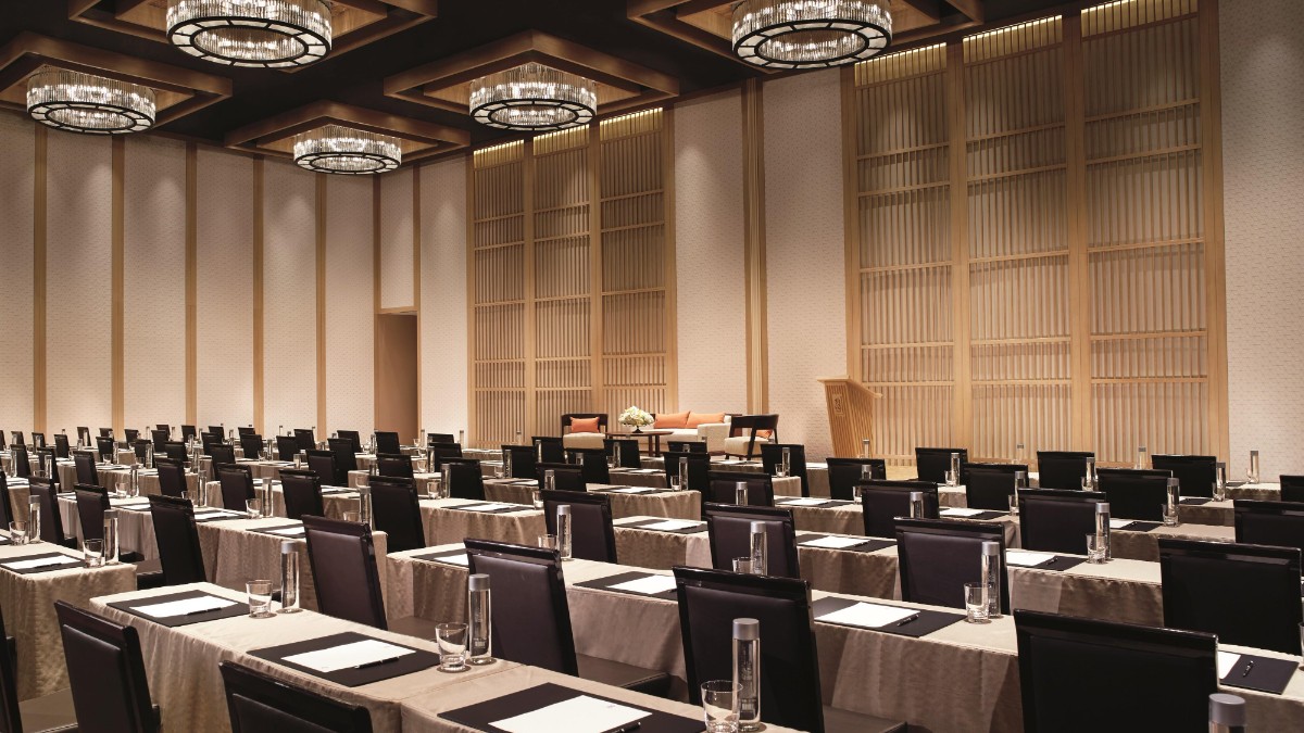 Conference room at The Ritz-Carlton, Kyoto