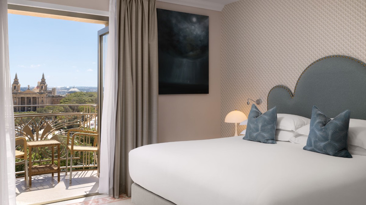 Bedroom at The Phoenicia Malta - The Leading Hotels of the World