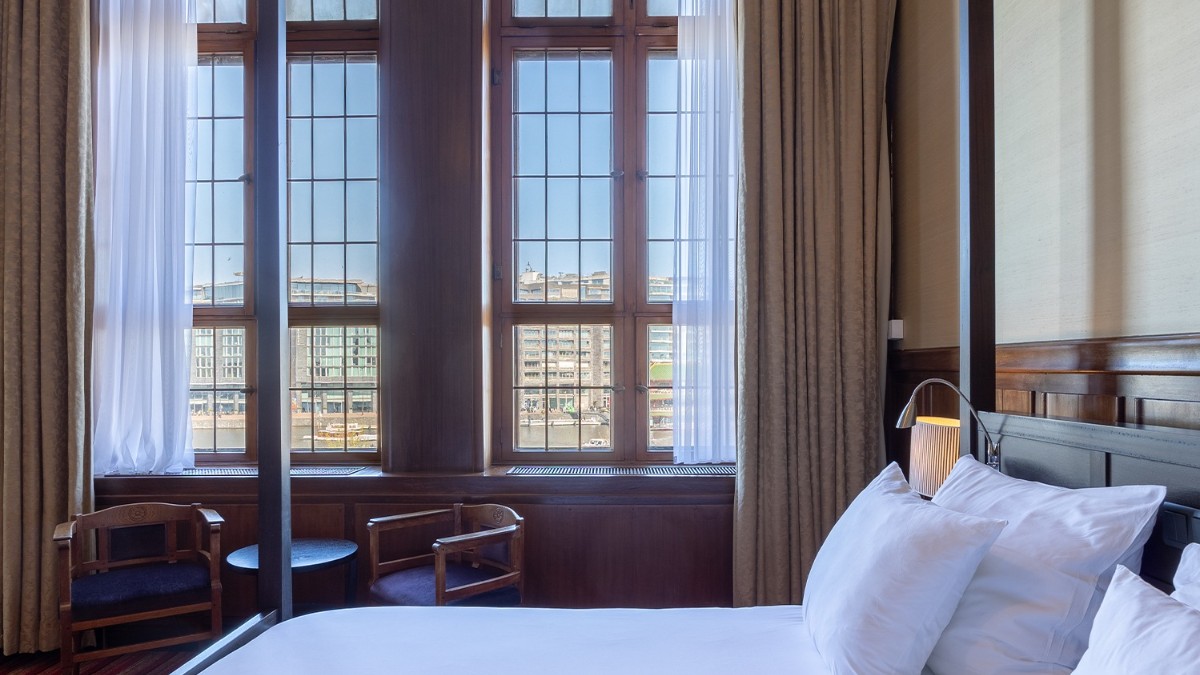 Bedroom at Grand Hotel Amrâth Amsterdam