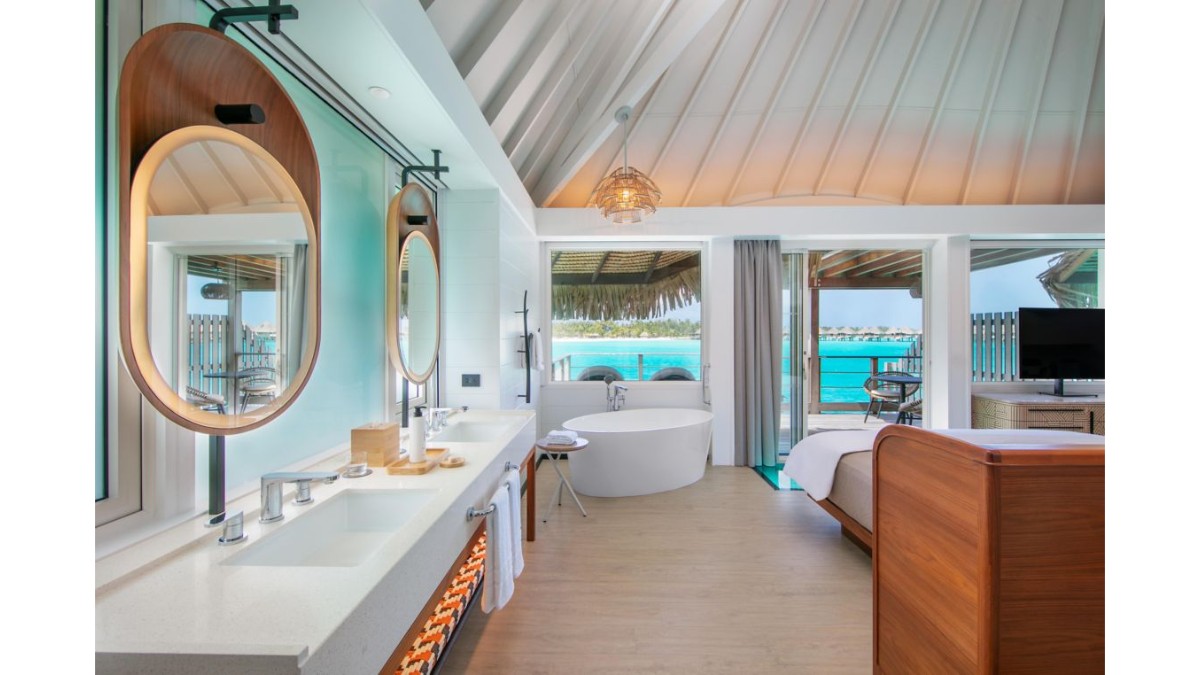 Bedroom at The Westin Bora Bora Resort & Spa