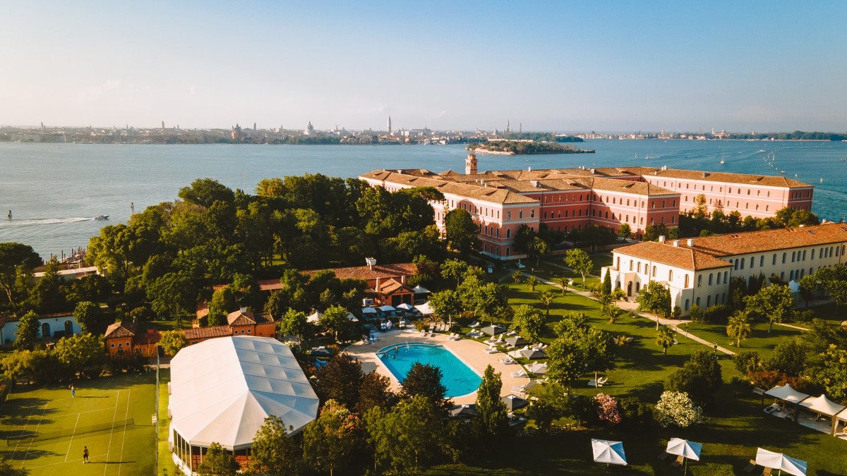 View areas at San Clemente Palace, Venice