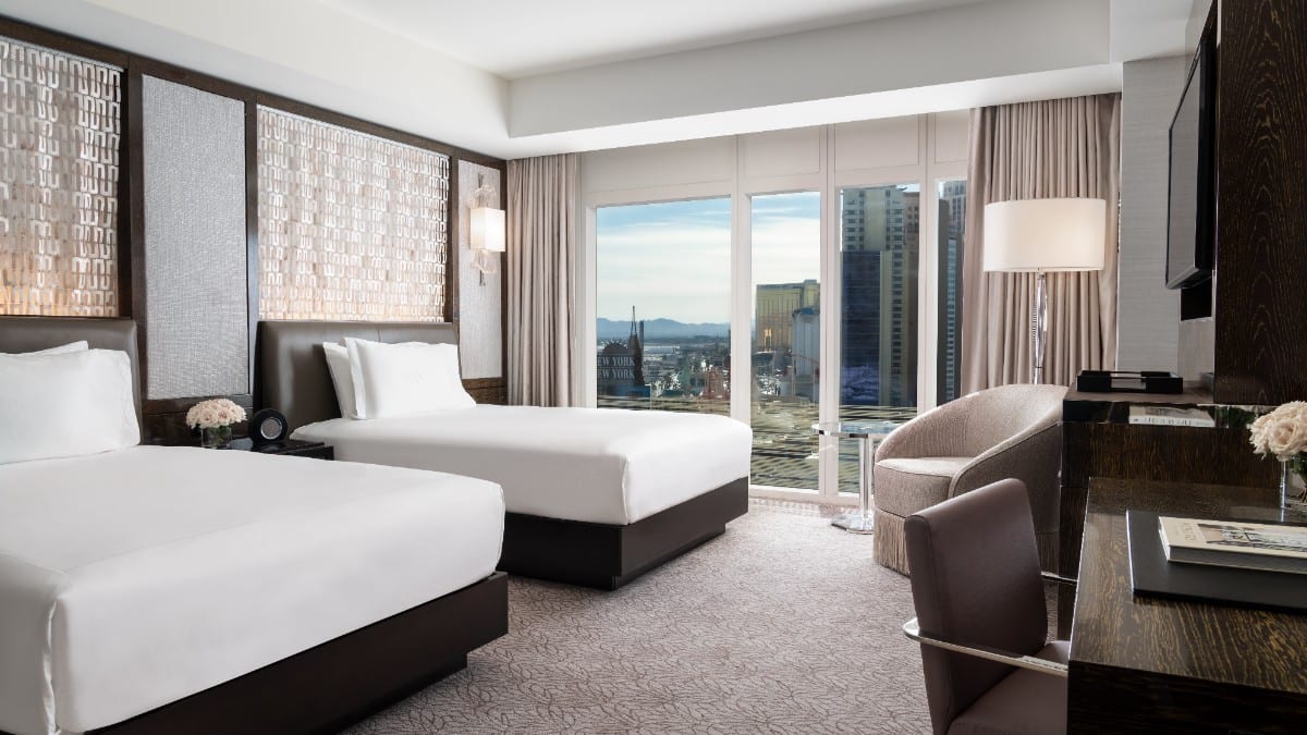 Schlafzimmer im Waldorf Astoria Las Vegas