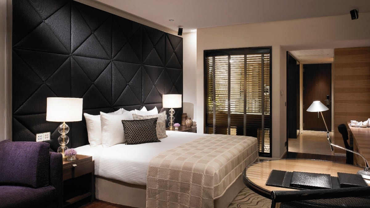 Schlafzimmer im Taj Lands End