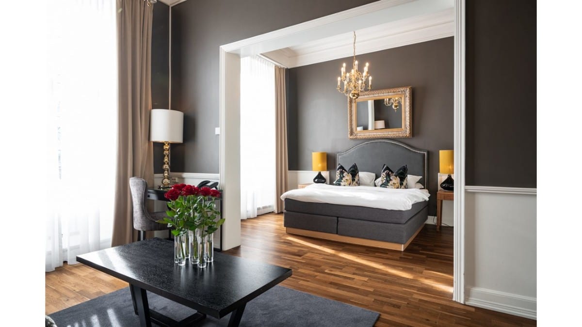 Schlafzimmer im Grand Hotel Oslo