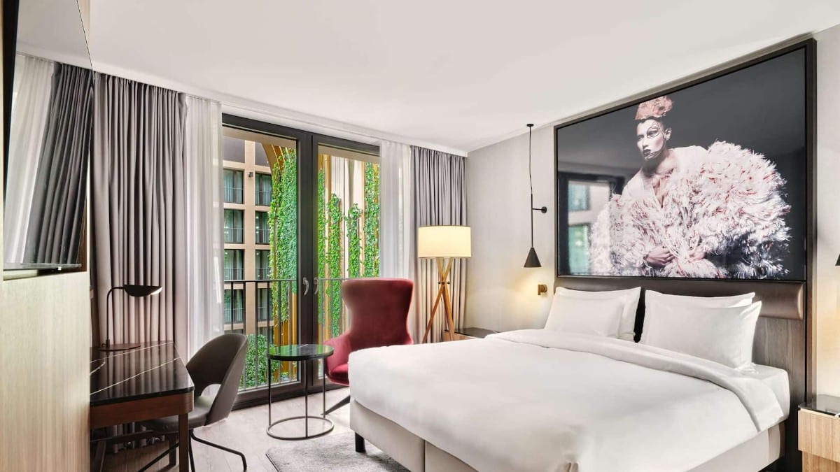 Schlafzimmer im Radisson Collection Hotel, Berlin