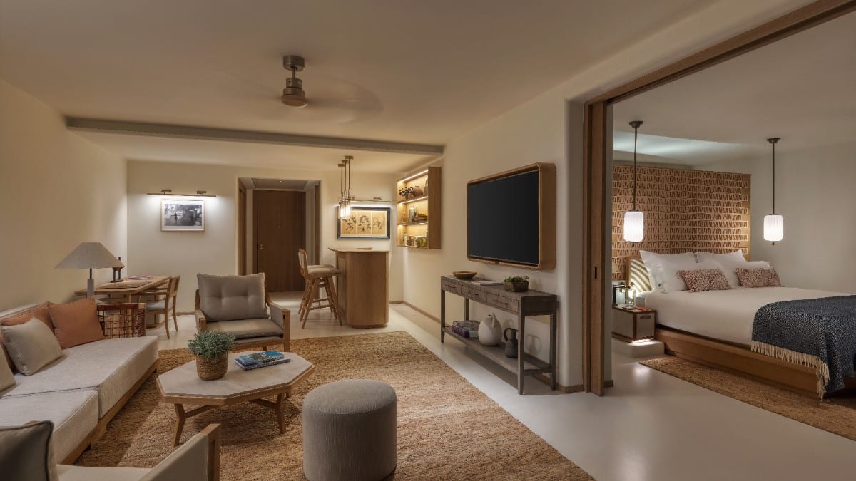 Schlafzimmer im Six Senses Ibiza