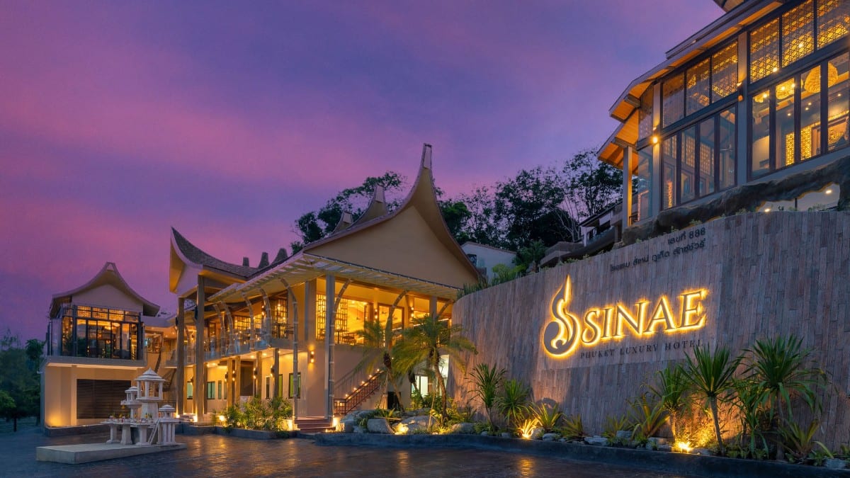 Aussichtsbereiche im Sinae Phuket Luxury Hotel