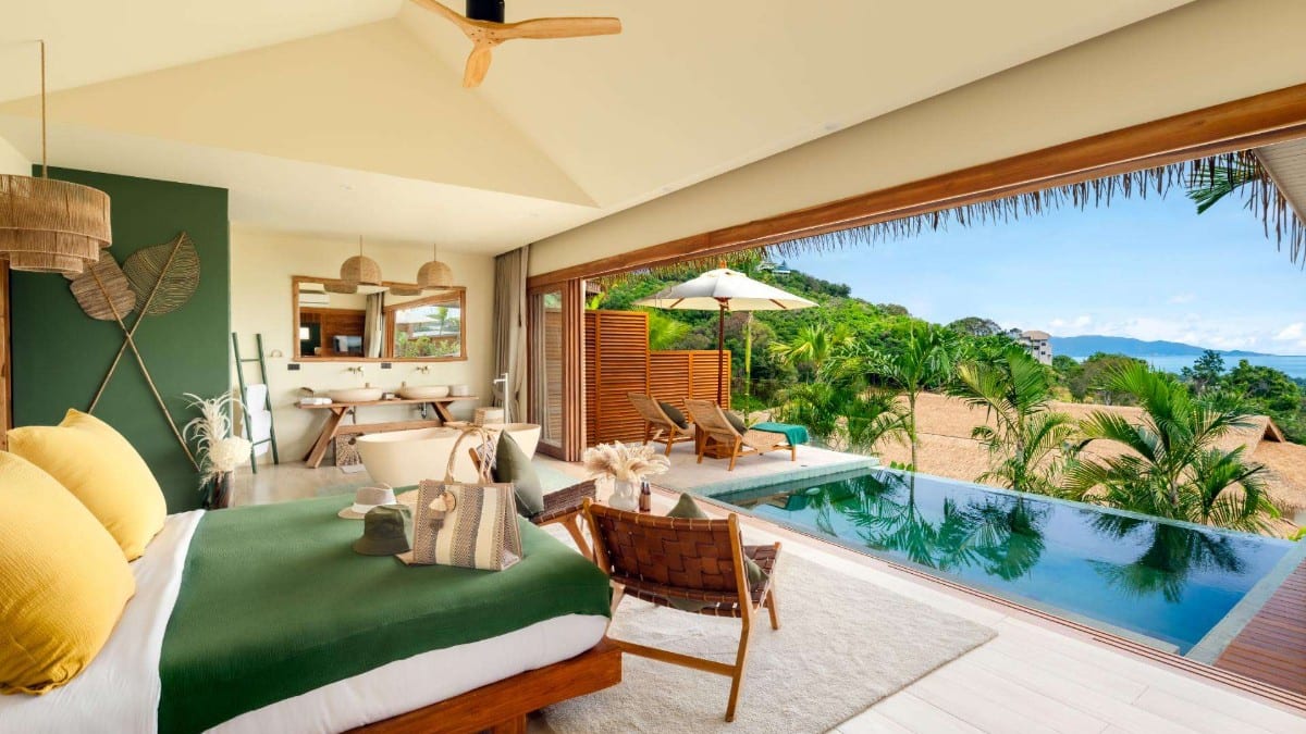 Schlafzimmer im Wild Cottages Elephant Sanctuary Resort