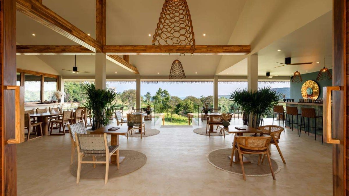 Restaurant im Wild Cottages Elephant Sanctuary Resort