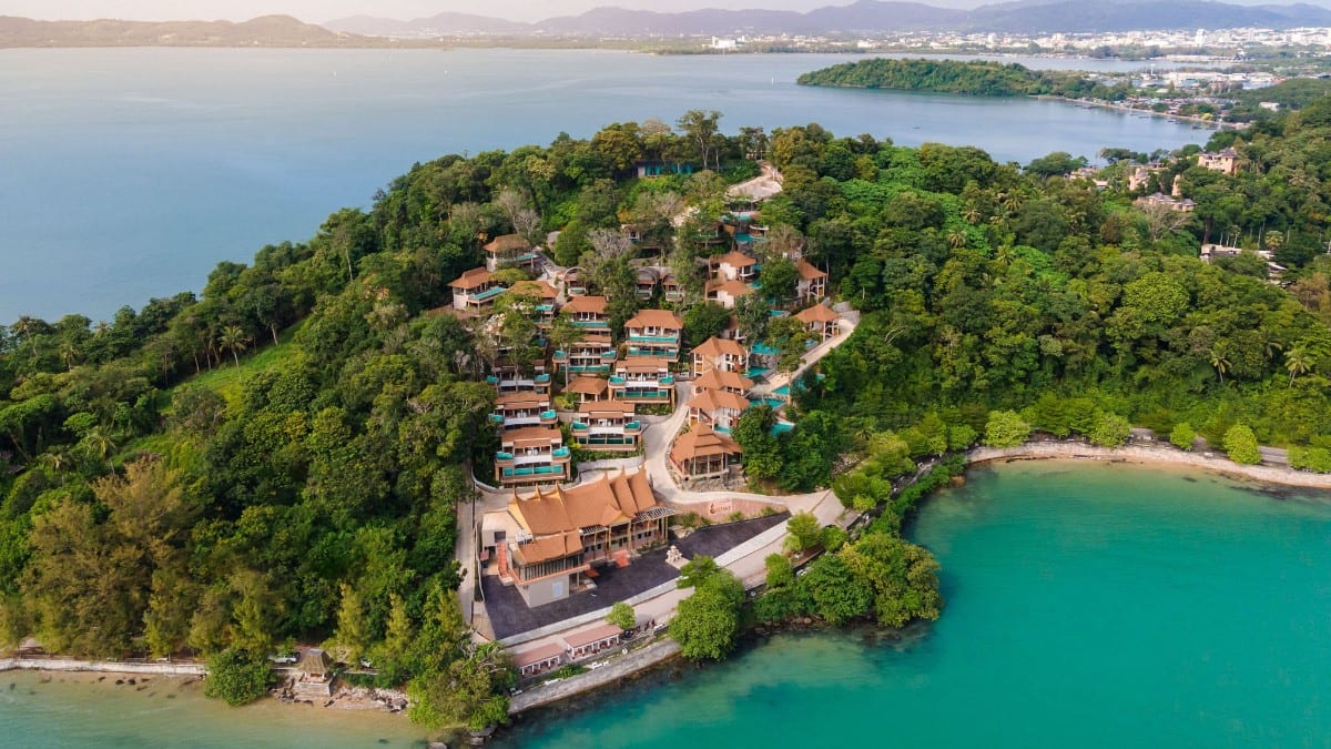 Aussichtsbereiche im Sinae Phuket Luxury Hotel