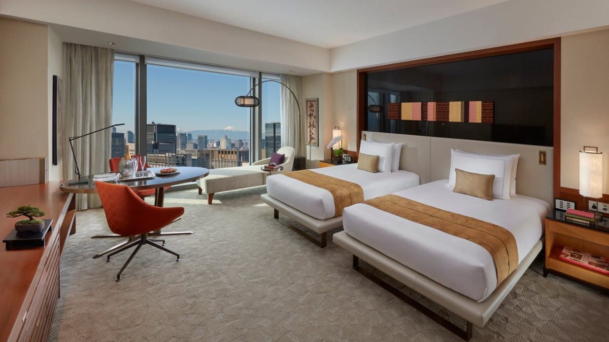 Bedroom at Mandarin Oriental, Tokyo