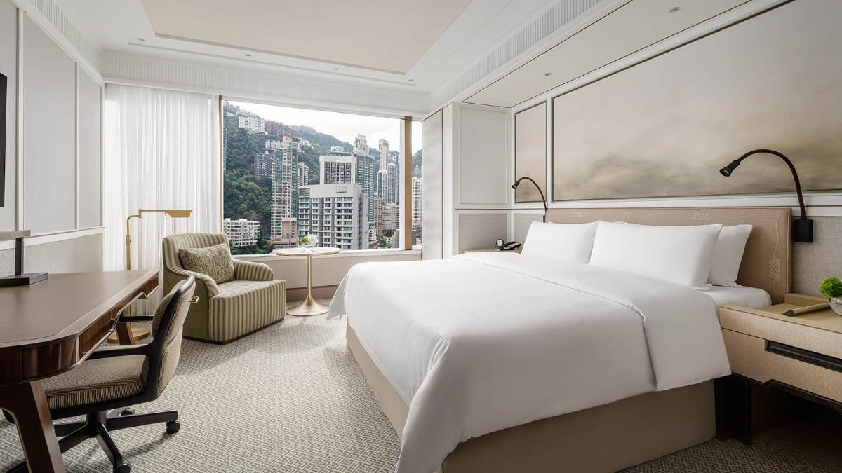 Schlafzimmer im Island Shangri-La, Hong Kong
