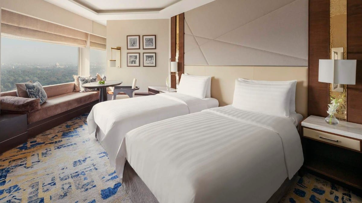 Schlafzimmer im Shangri-La Eros, New Delhi