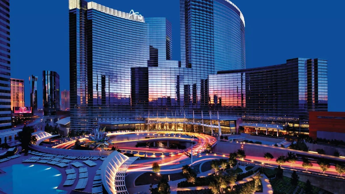 Aussichtsbereiche im Aria Resort and Casino