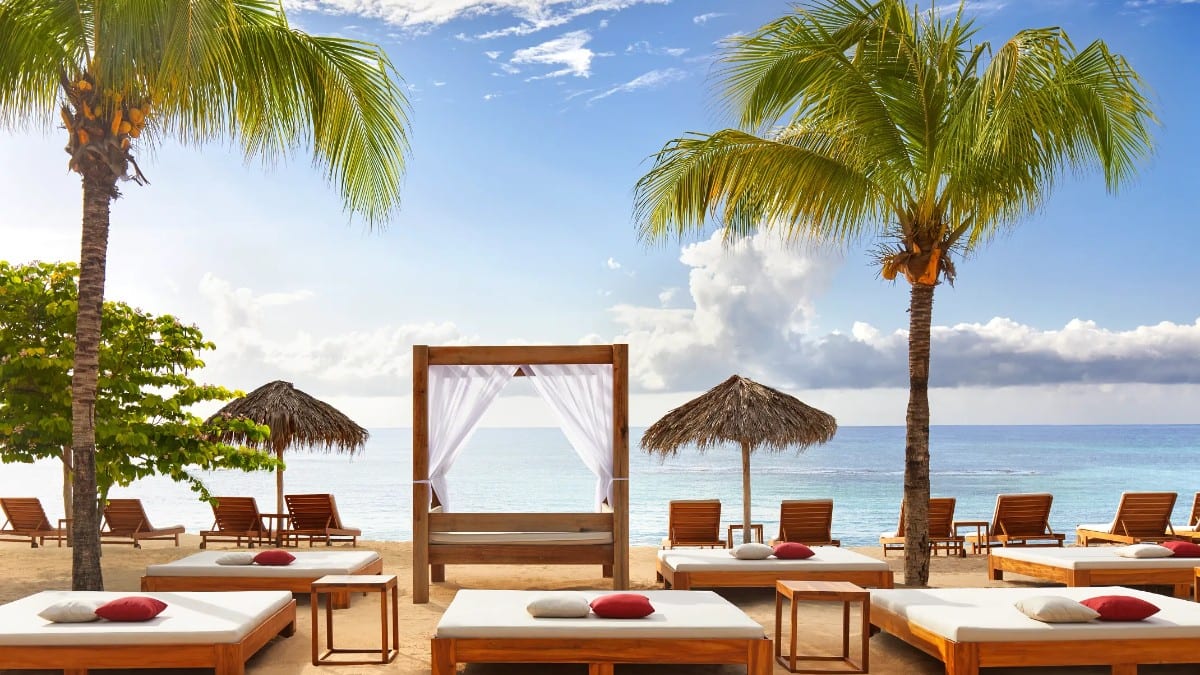 Privater Strandbereich im Breathless Montego Bay
