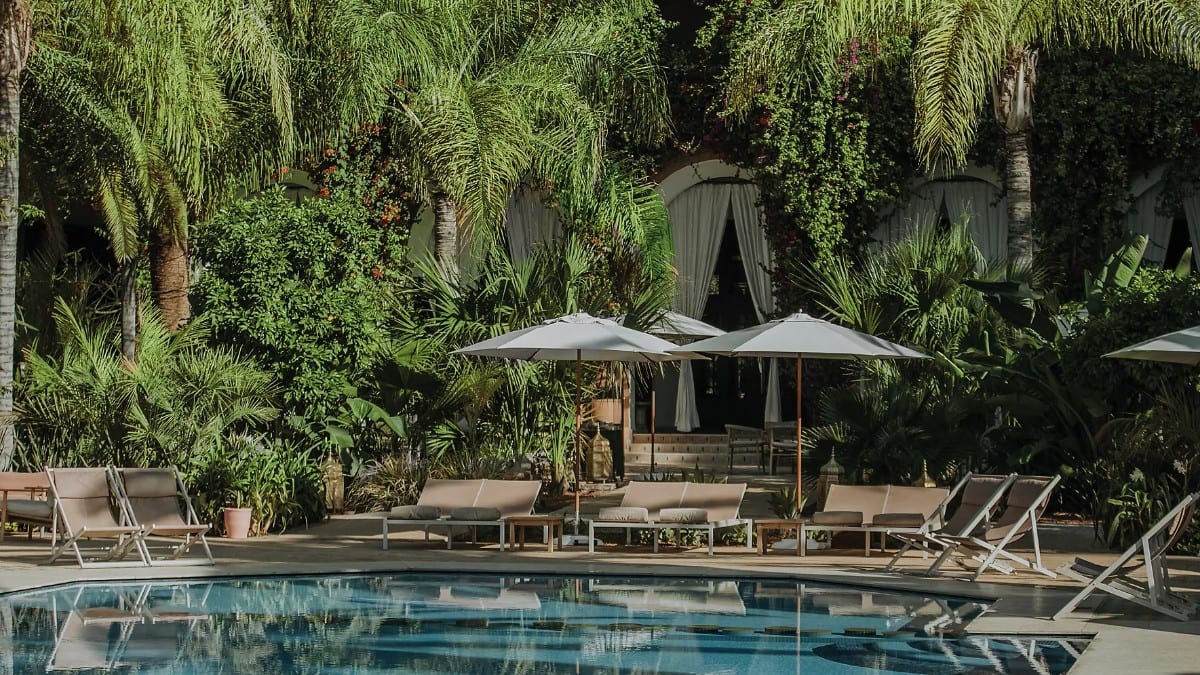 Pool im Sofitel Marrakech Palais Imperial & Spa