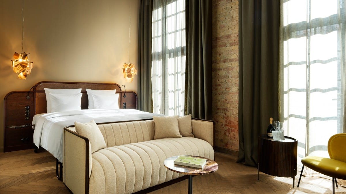Schlafzimmer im Telegraphenamt