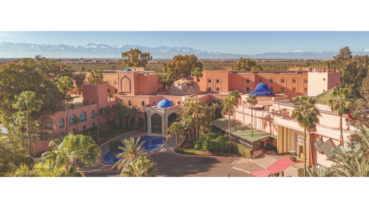 Aussichtsbereiche im Es Saadi Marrakech Resort - Palace