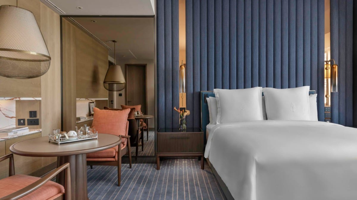 Schlafzimmer im Four Seasons Hotel Mumbai