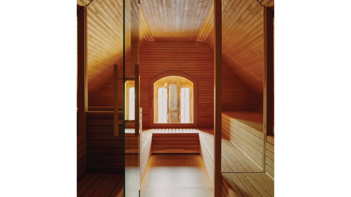 Sauna at Wilmina Hotel