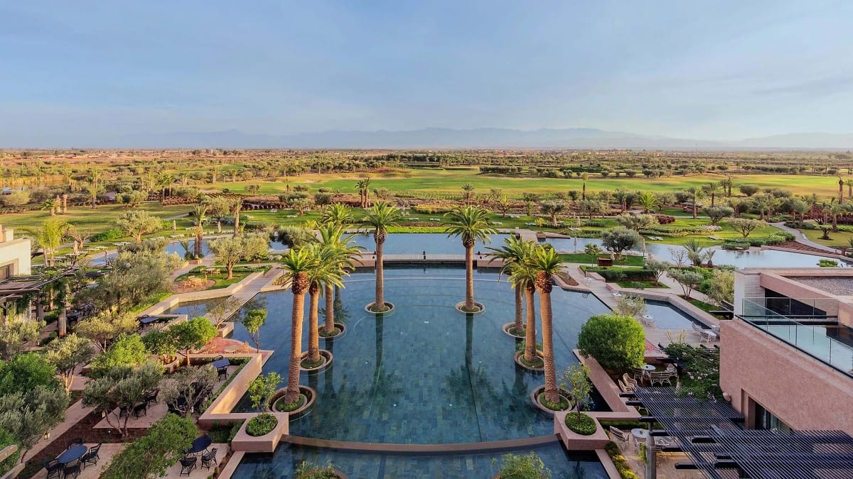 Pool im Fairmont Royal Palm Marrakech