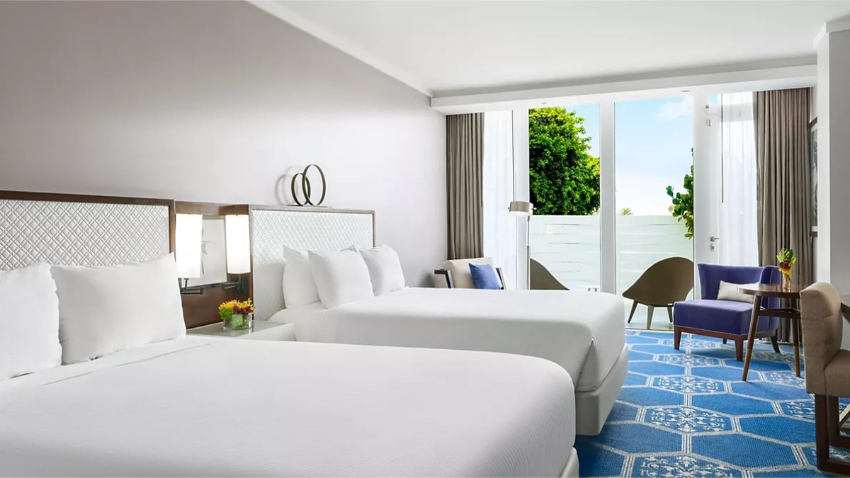 Bedroom at Fairmont El San Juan Hotel