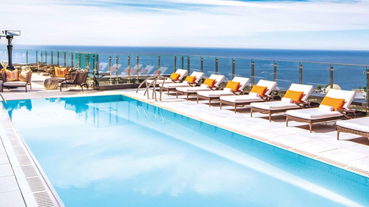 Pool at Hotel X Toronto, a Destination by Hyatt Hotel