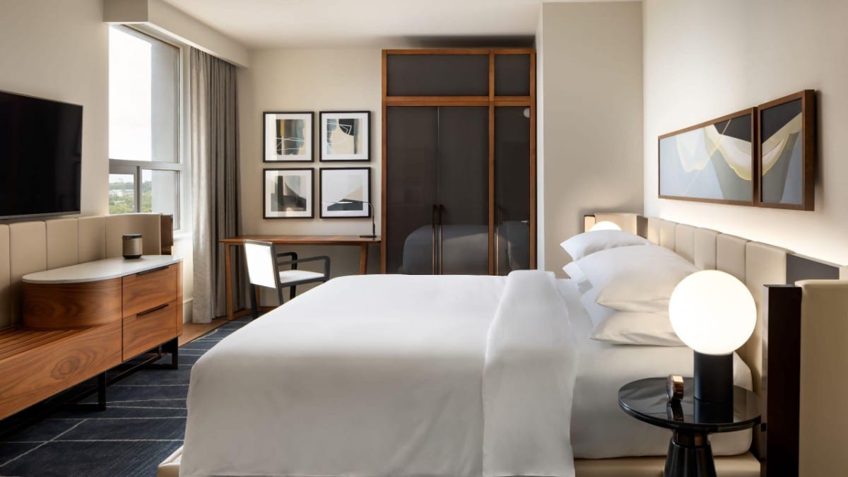 Bedroom at Park Hyatt Toronto