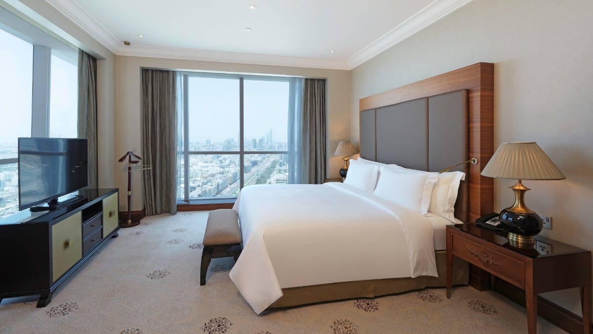 Schlafzimmer im Dusit Thani Abu Dhabi