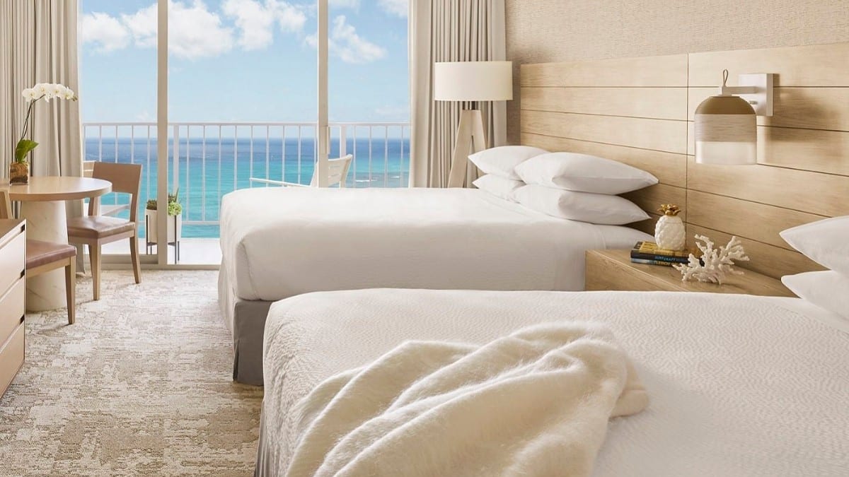 Schlafzimmer im Alohilani Resort Waikiki Beach