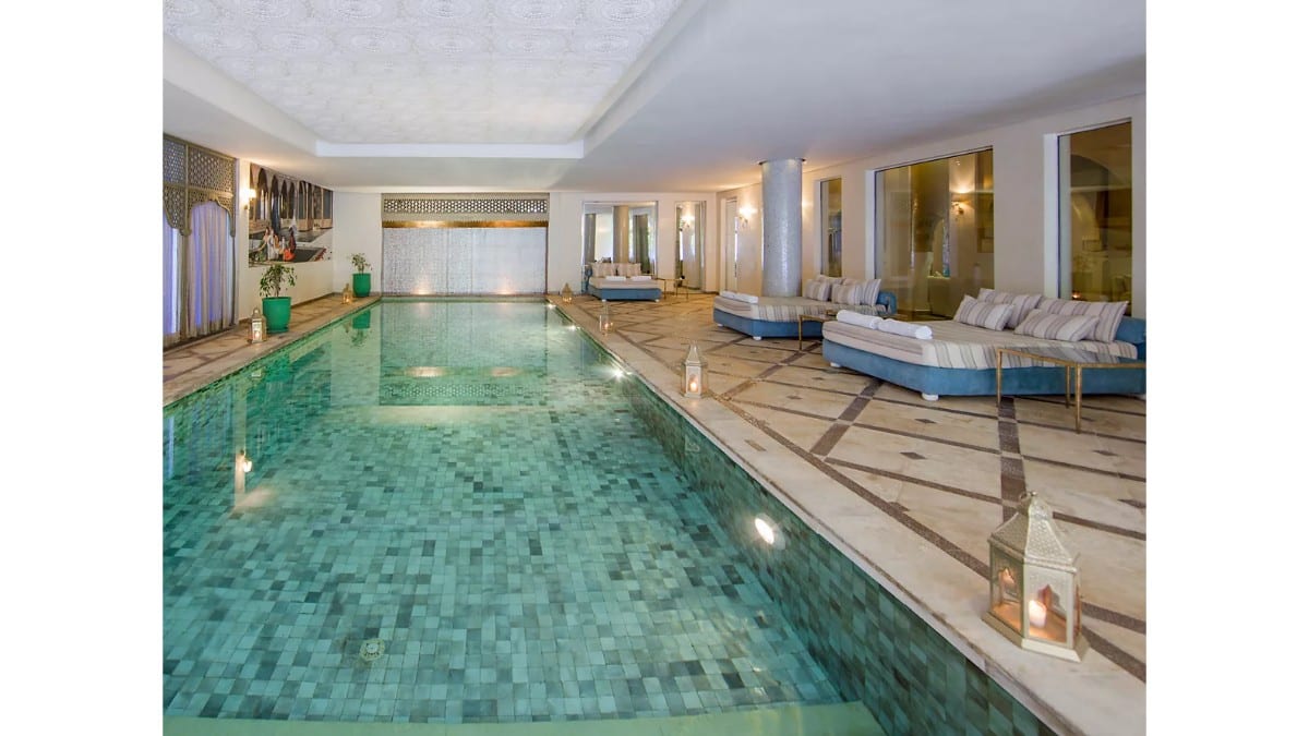 Pool im Sofitel Marrakech Palais Imperial & Spa