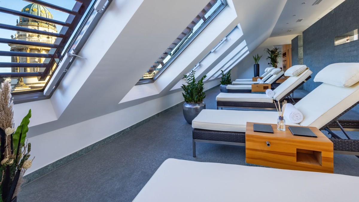 Sunbathing area at Hotel Luc, Autograph Collection