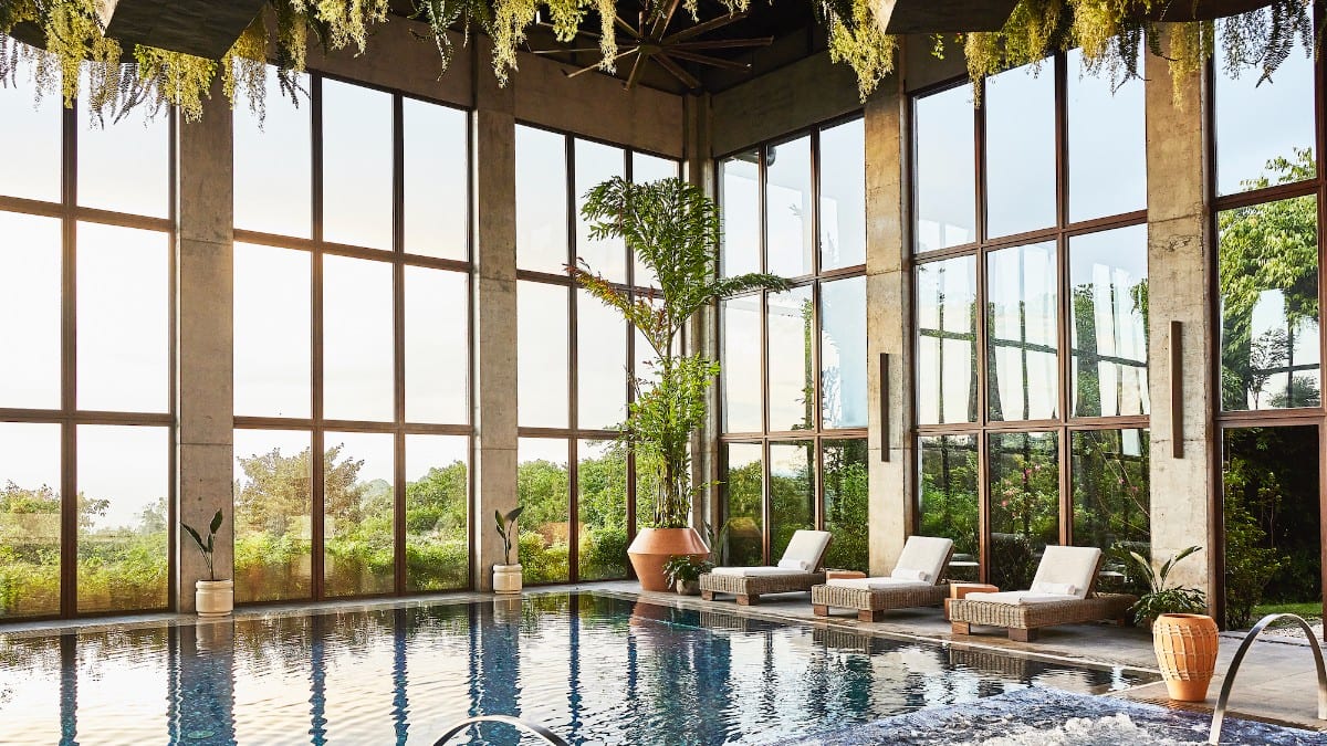 Pool in der Hacienda AltaGracia, Auberge Resorts Collection