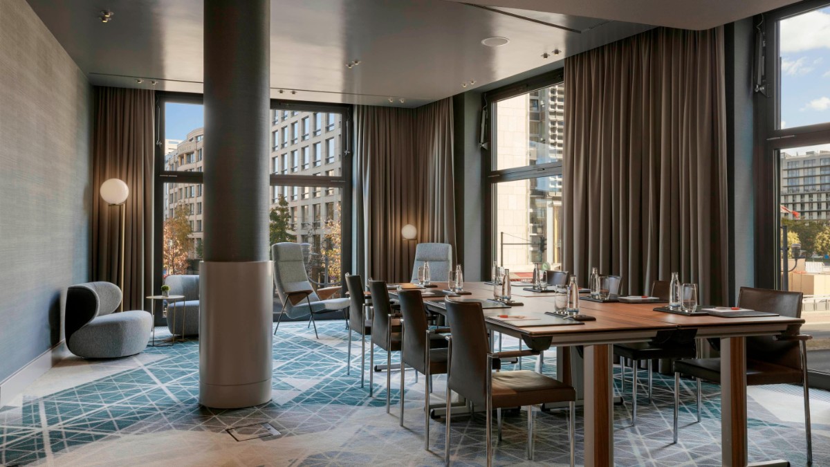 Conference room at Berlin Marriott Hotel