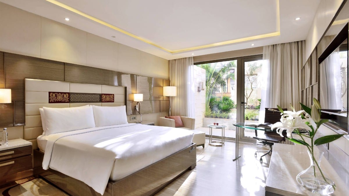 Schlafzimmer im JW Marriott Mumbai Sahar Airport