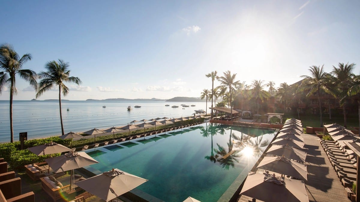 Pool im Hansar Samui Resort & Spa