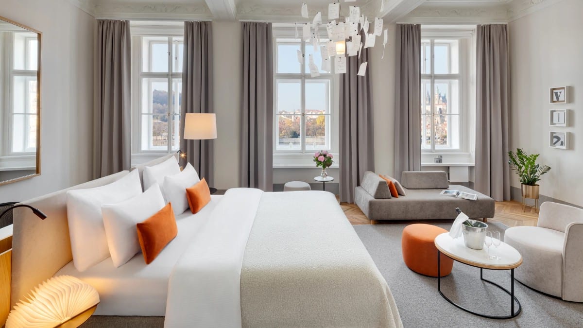 Schlafzimmer im Hotel Bookquet