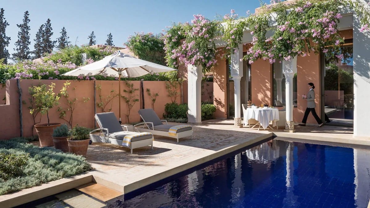 Pool im The Oberoi Marrakech