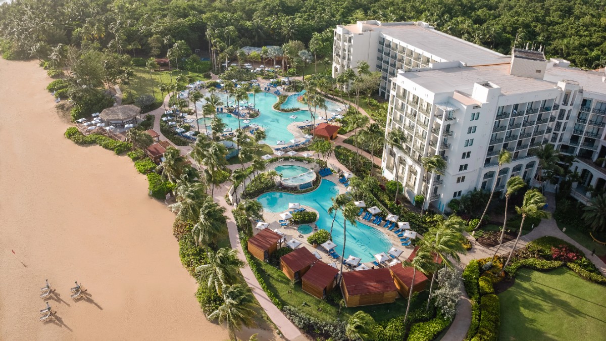 View areas at Wyndham Grand Rio Mar Rainforest Beach and Golf Resort