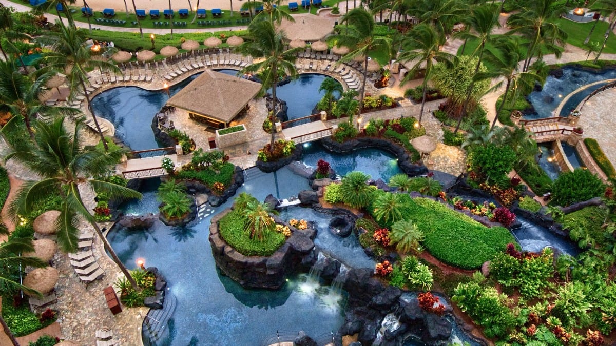 Aussichtsbereiche im Marriott's Ko Olina Beach Club