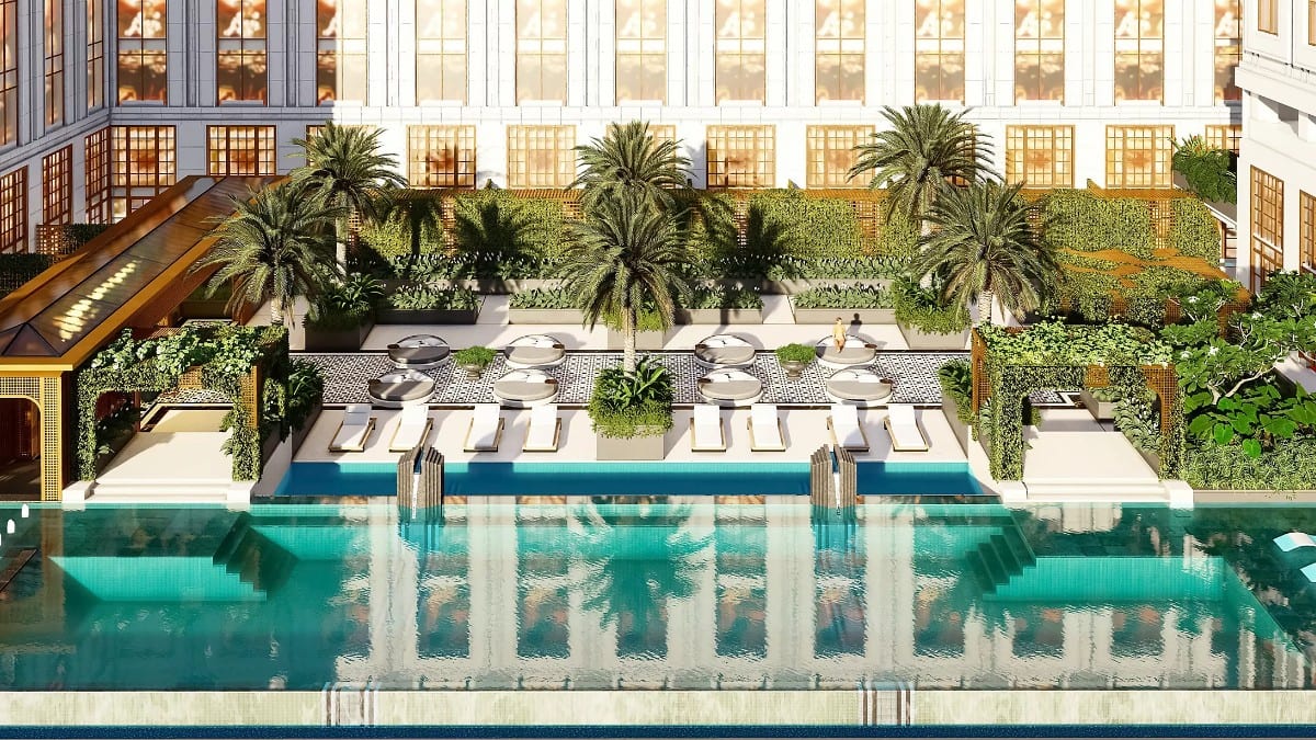 Pool im Fairmont Mumbai