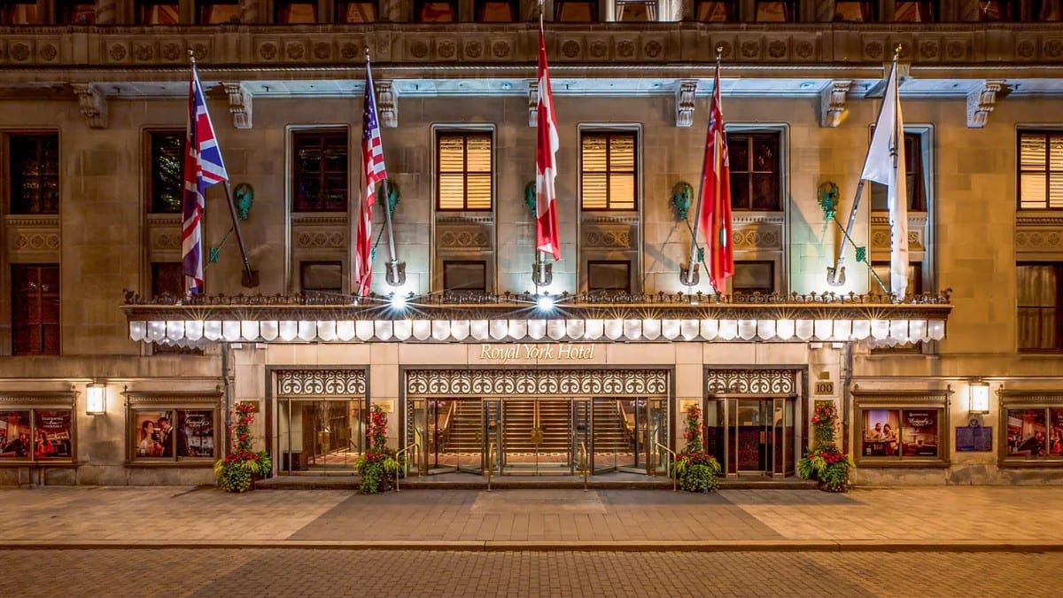 View areas at Fairmont Royal York Hotel